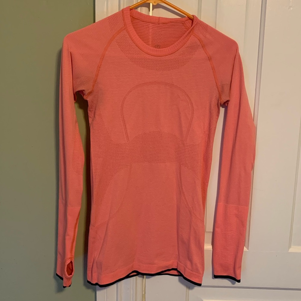 Lululemon Swiftly Tech Long Sleeve Salmon pink 4